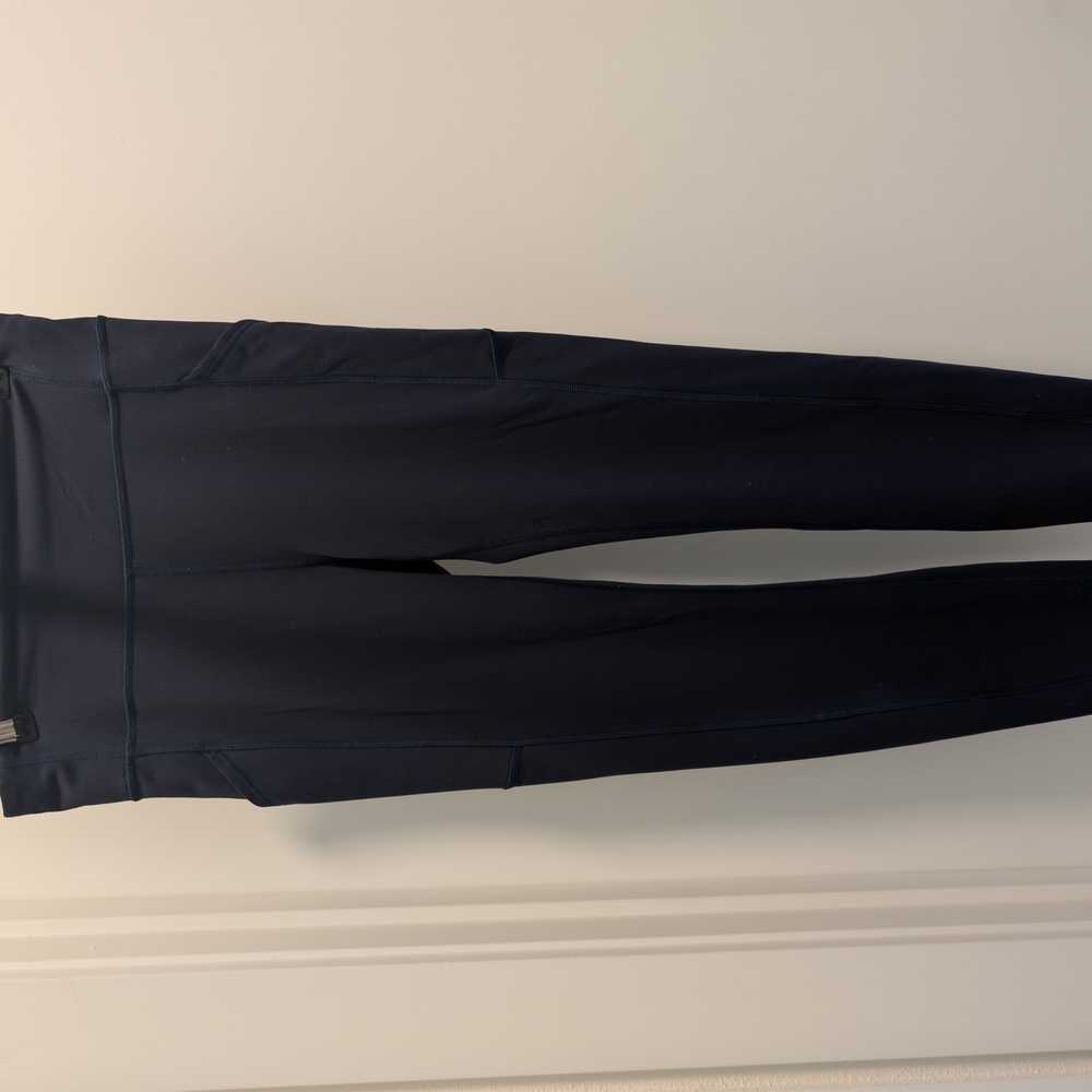 lululemon athletica Navy High-Rise Leggings with Side Pockets - Picture 2 of 4